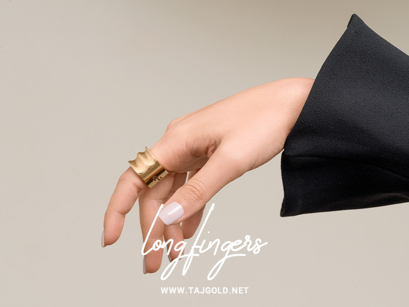 بهترین انگشتر برای انگشتان بلند